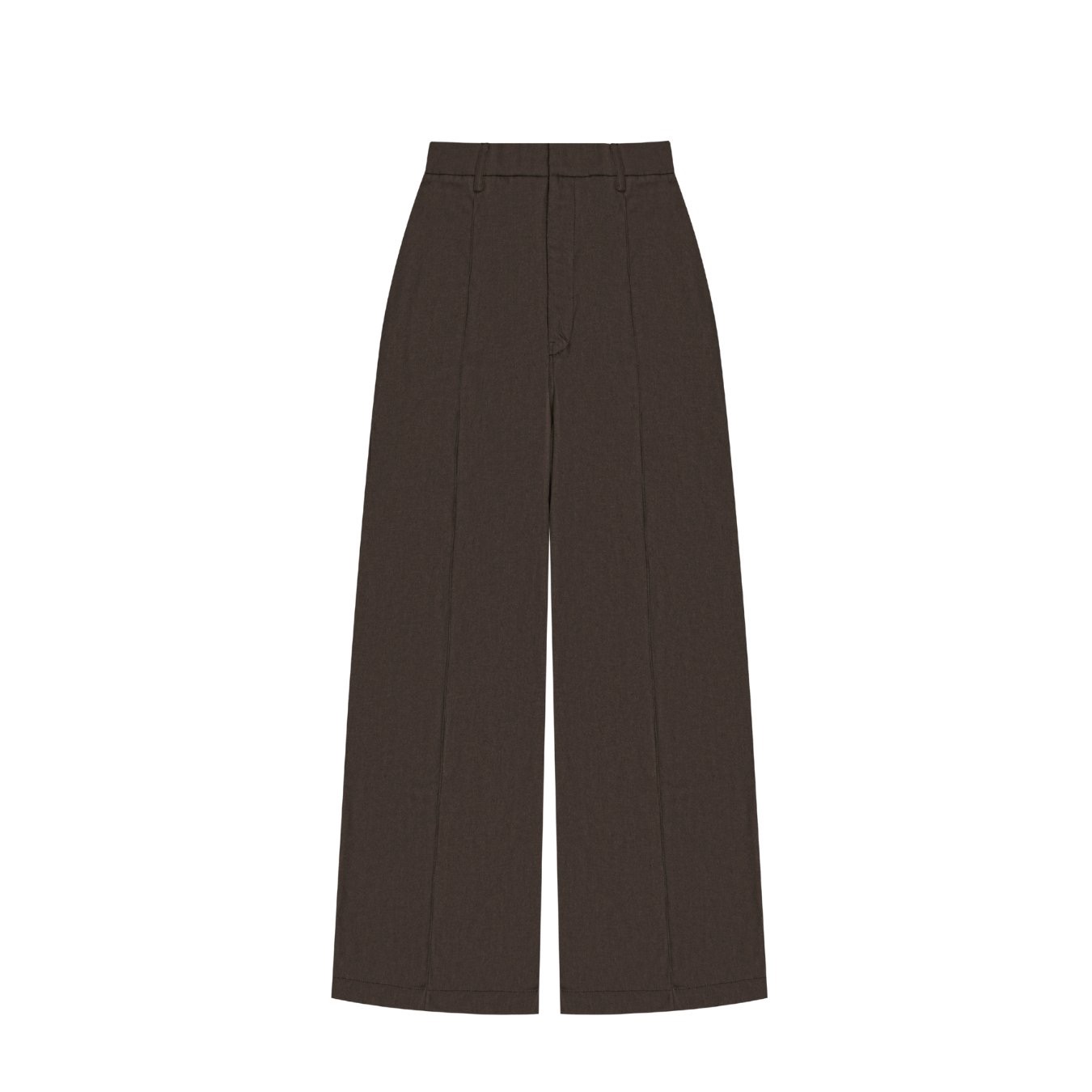 Denim Lining Pants Mom - Cocoa