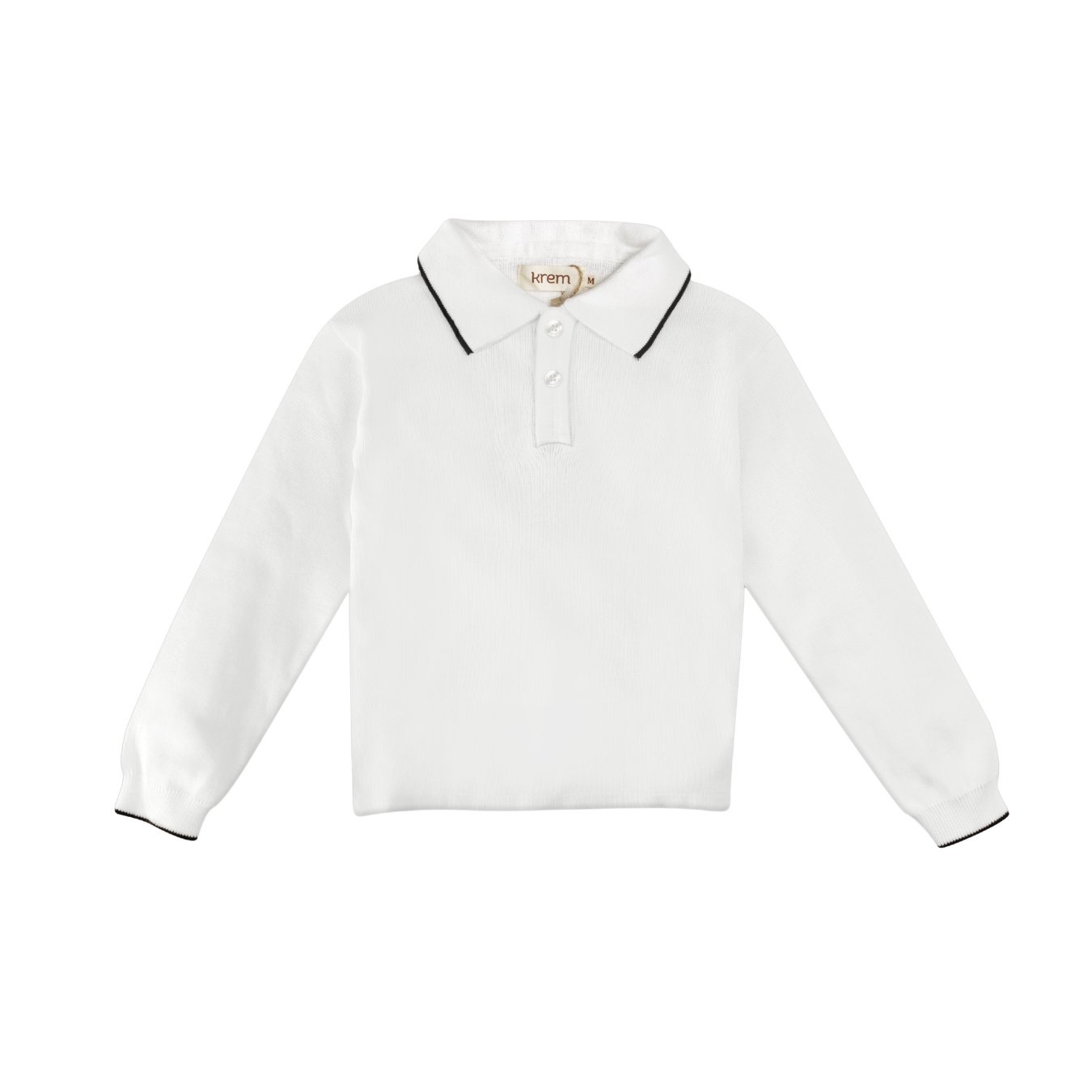 Marlene Knit Polo Shirt - White