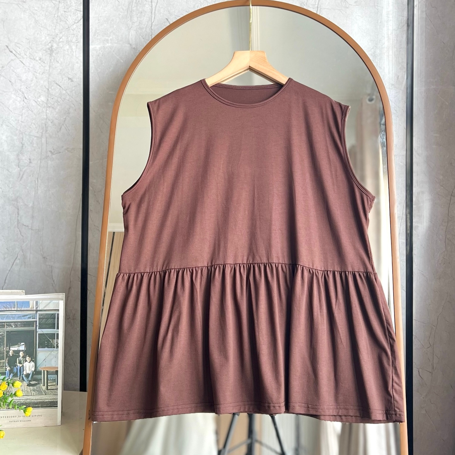 Kensie inner ruffle