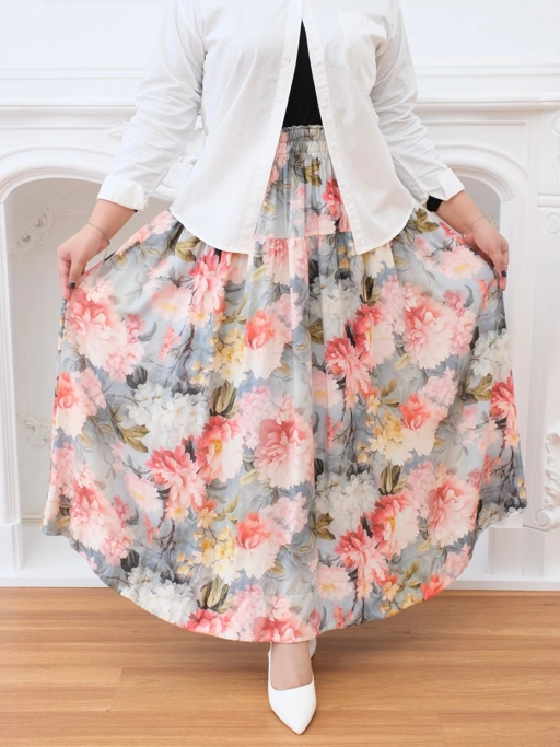 Image of Floral skirt