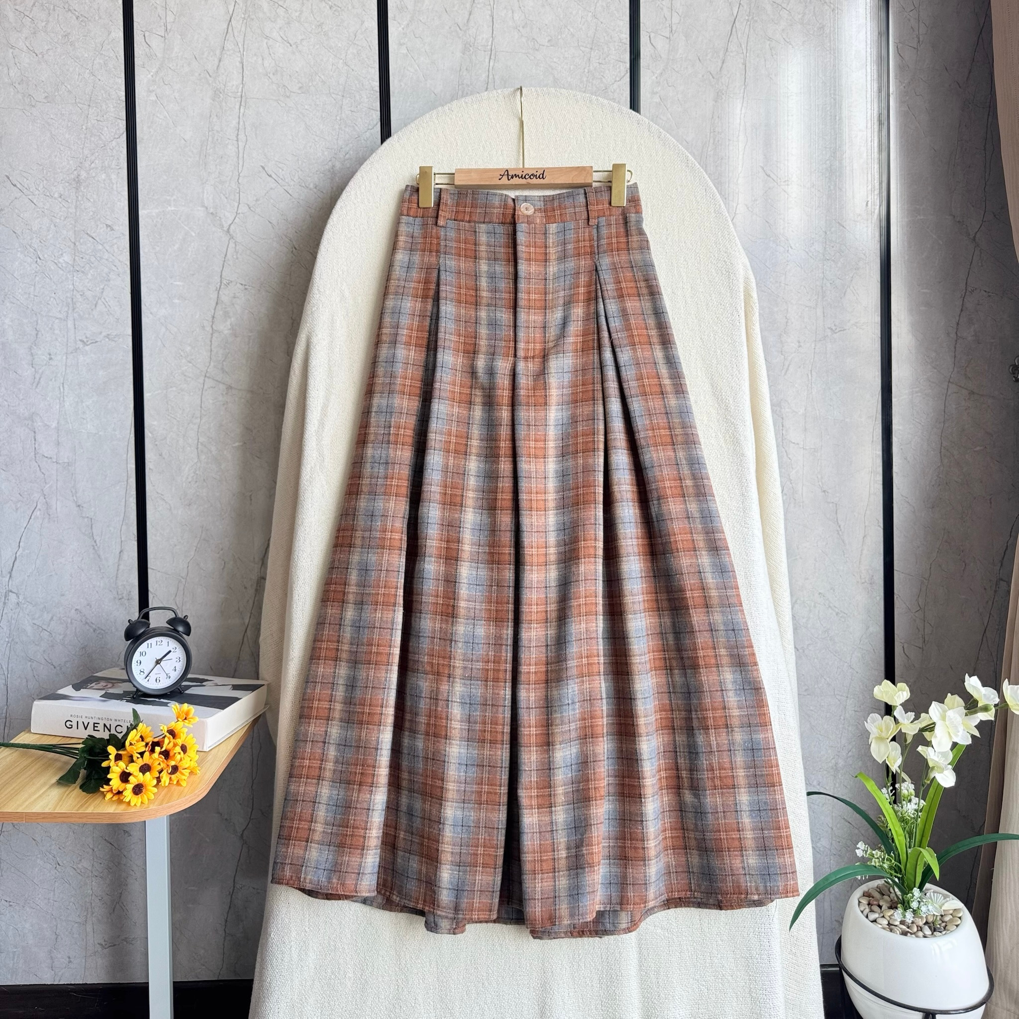 Bella flanel skirt 