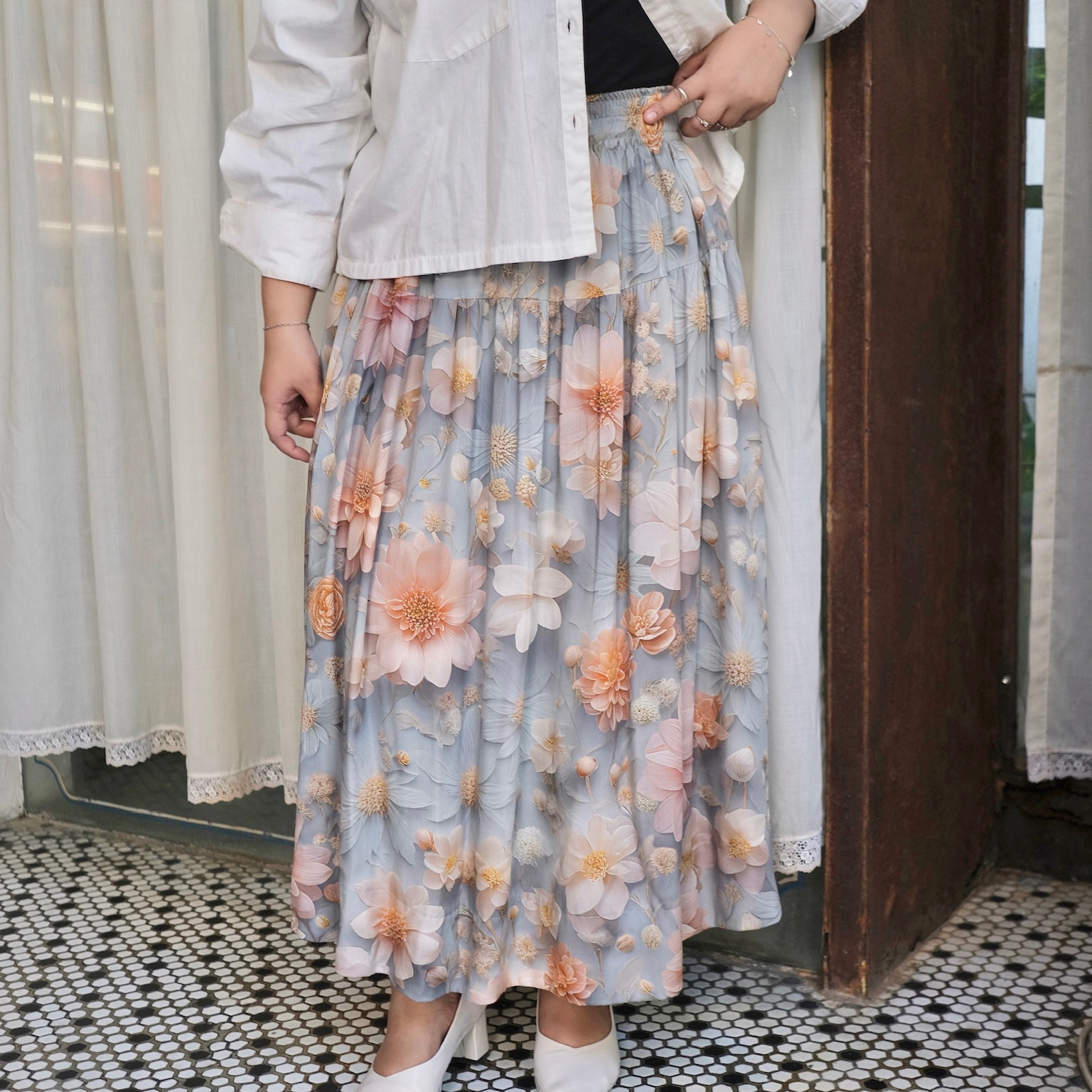 Floral skirt