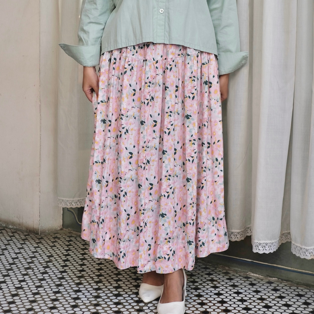 Floral skirt