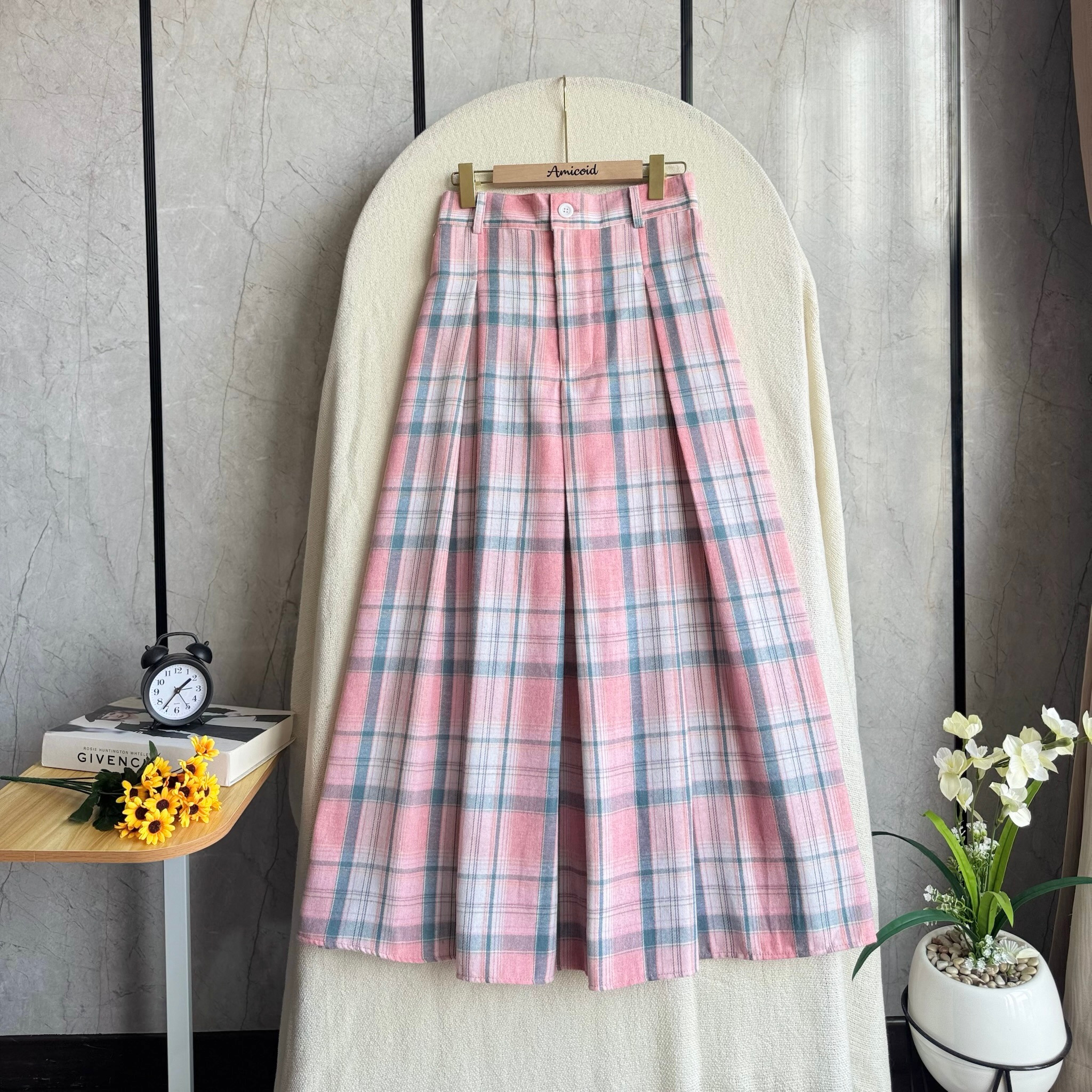 Bella flanel skirt 