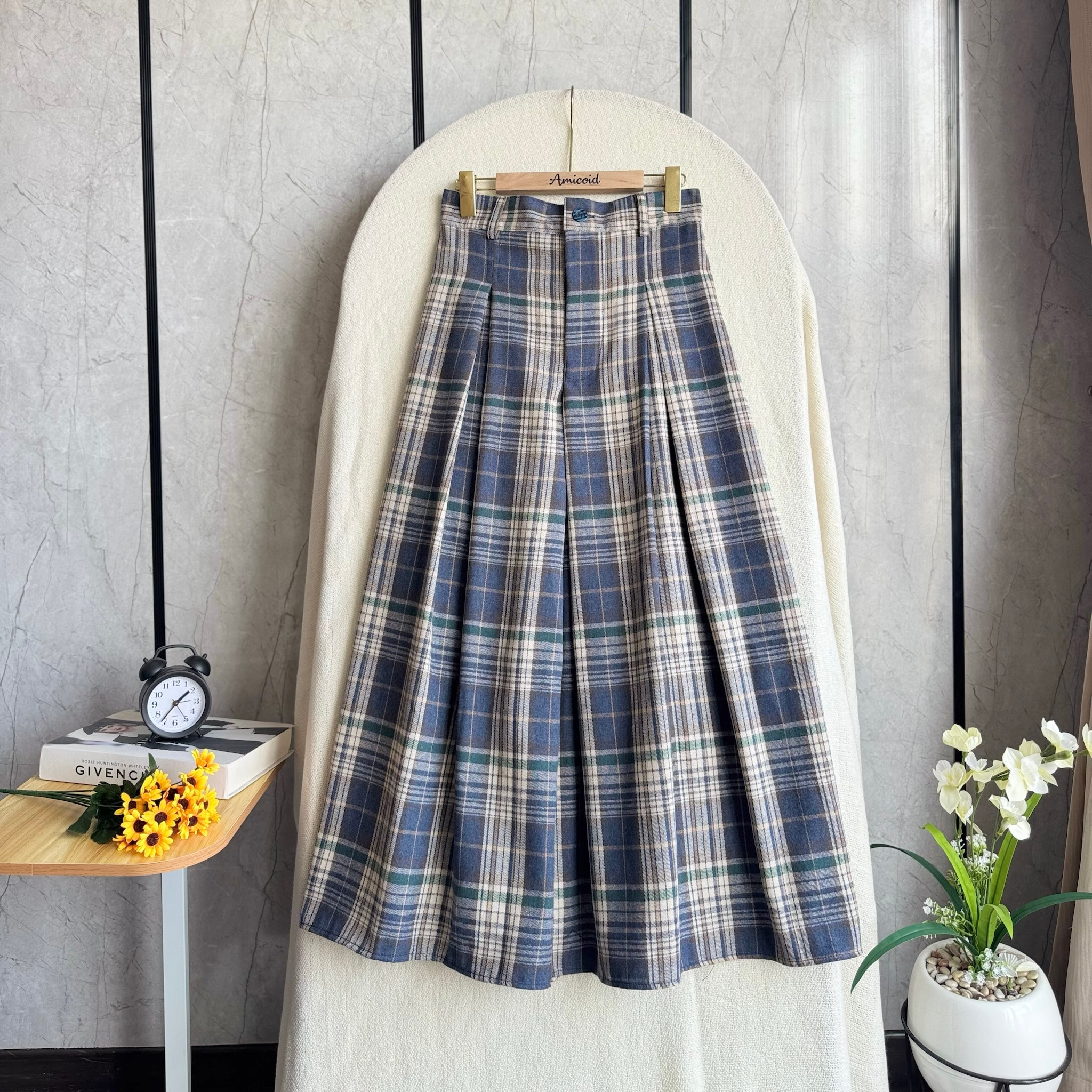 Bella flanel skirt 