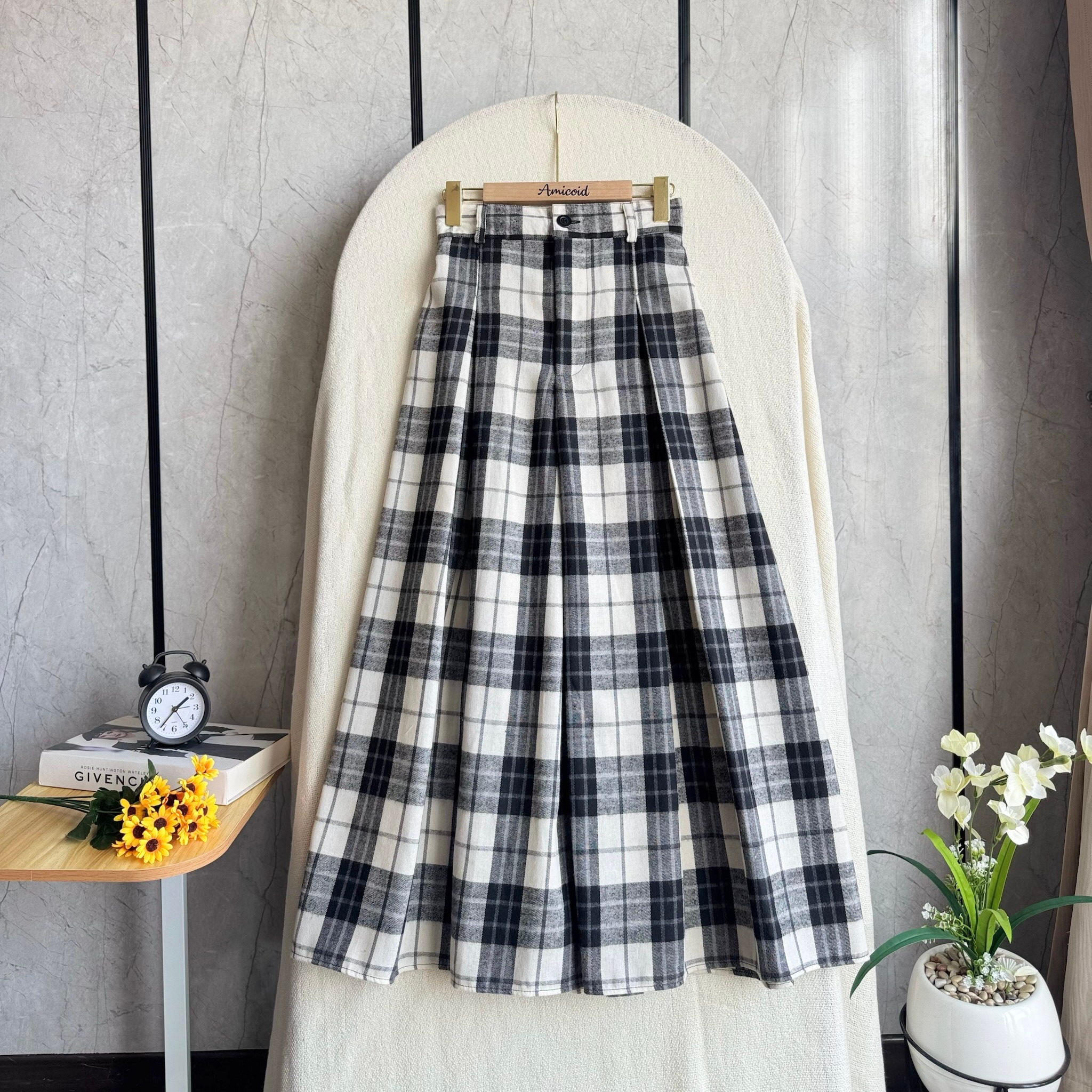 Bella flanel skirt 