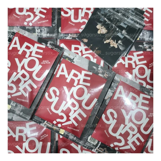 Image of [ Booked ] ARE YOU SURE PHOTOBOOK 2 & ARE YOU SURE 2 MERCH