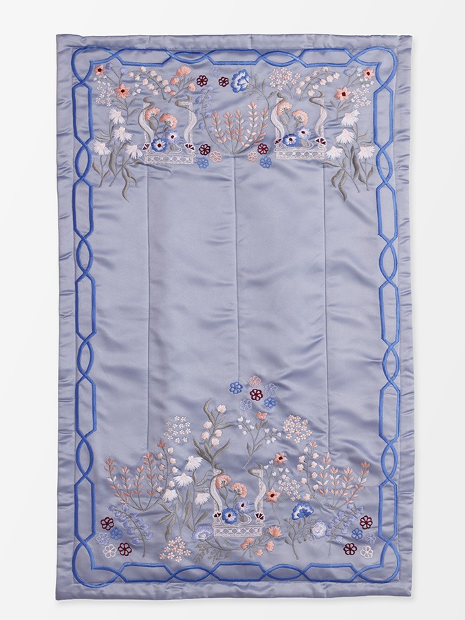 Swaranismara - Luxe Prayer Mat in Blue