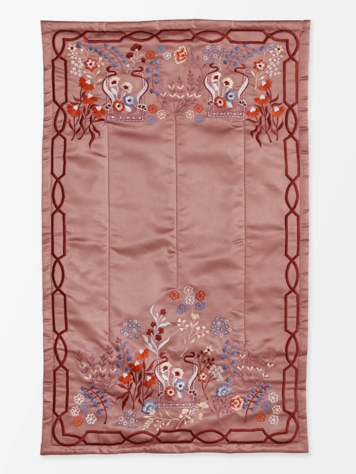 Image of Swaranismara - Luxe Prayer Mat in Rosewood