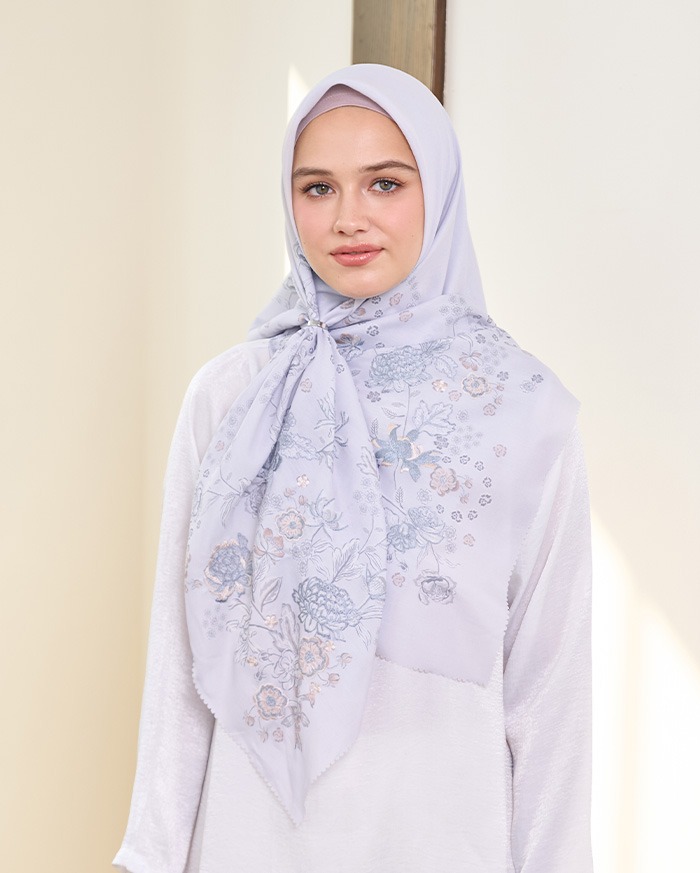 Arumanika - Artful Hijab in Grey
