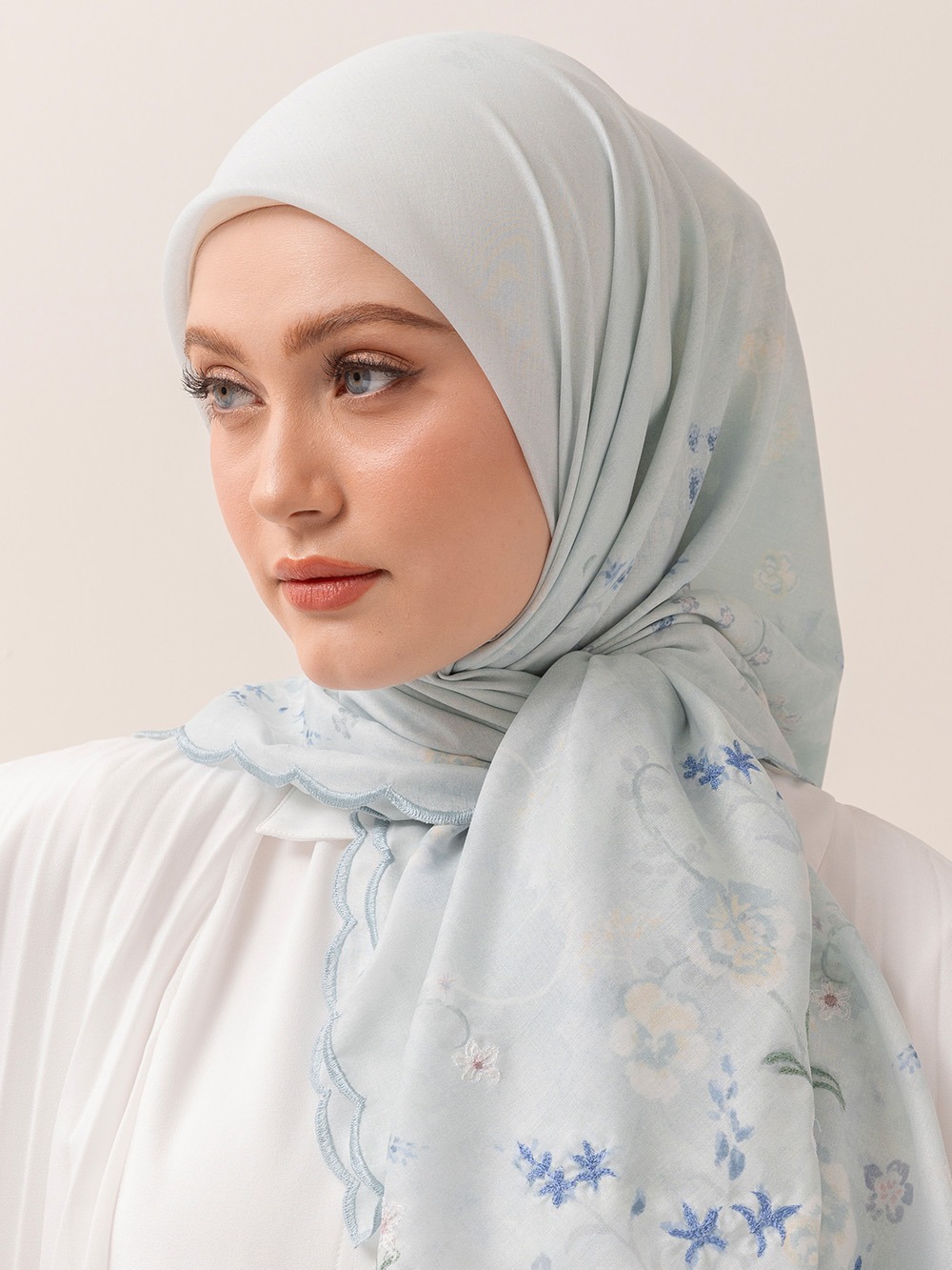 Whisperbloom - Artful Hijab in Sky