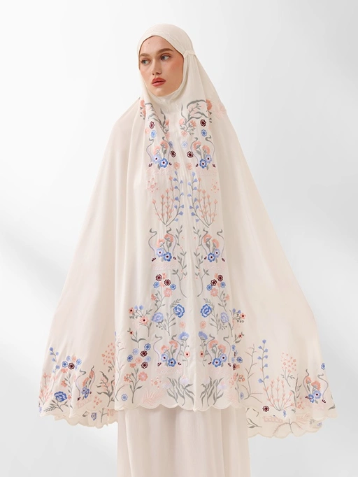 Image of Swaranismara - Luxe Prayer Robe in White