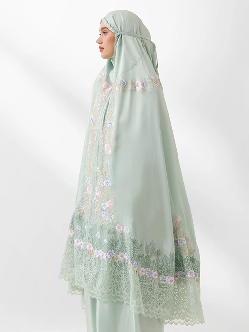 Image of Swaranismara - Signature Prayer Robe in Mint