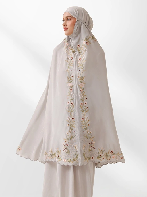 Image of Swaranismara - Light Prayer Robe in Grey