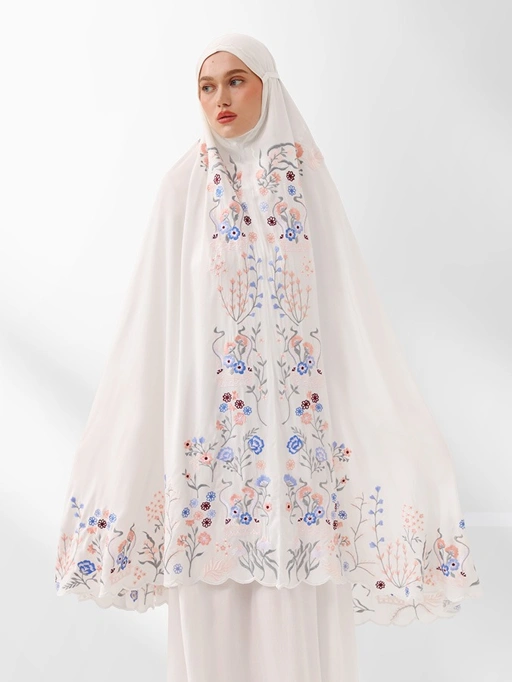 Image of Swaranismara - Luxe Prayer Robe in White