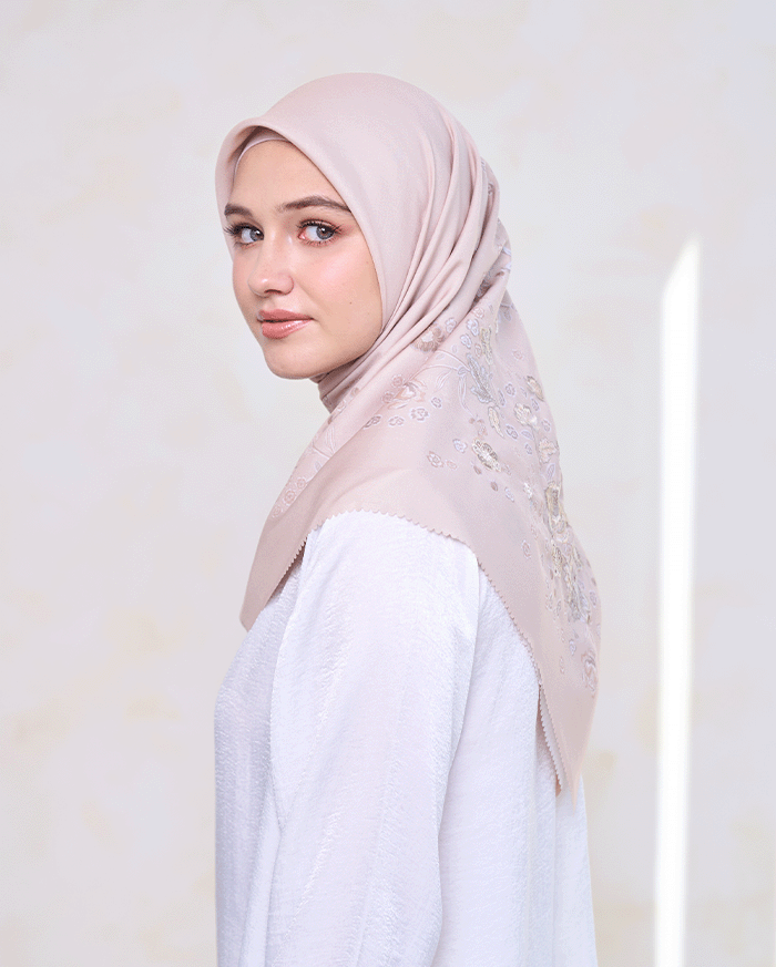 Arumanika - Artful Hijab in Beige