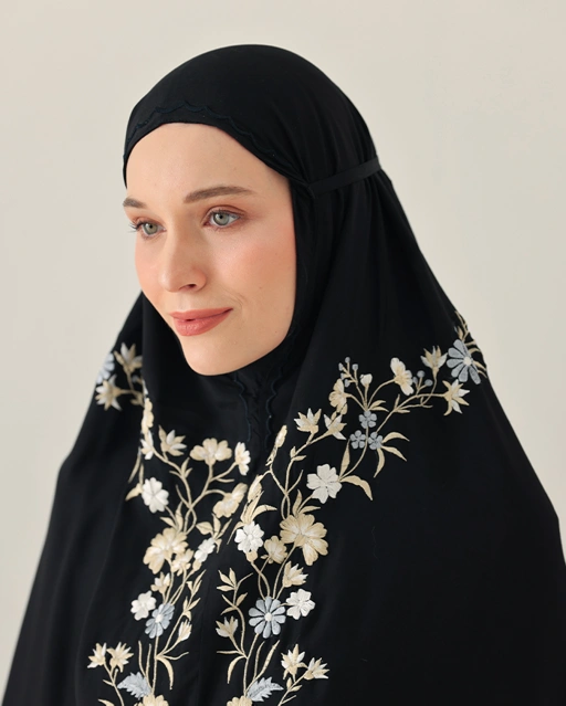 Image of Solana - Travel Prayer Robe in Black