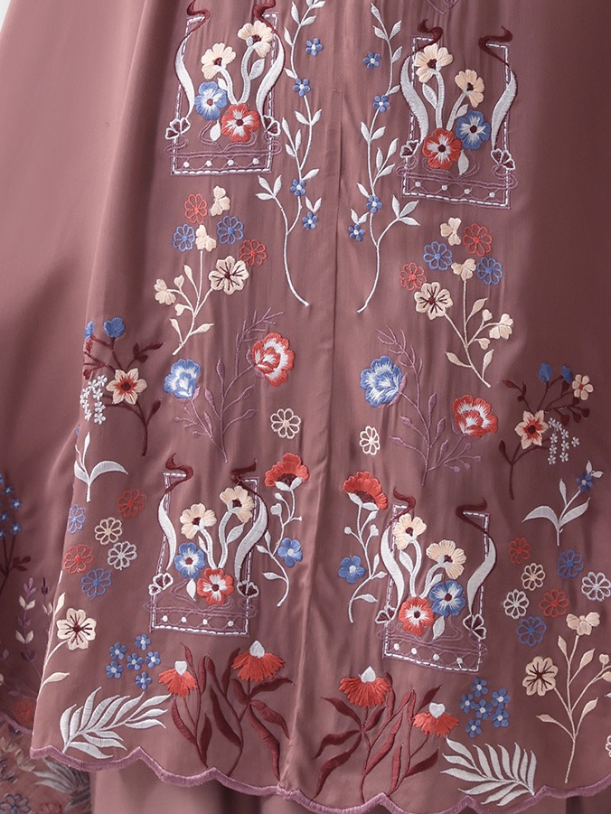 Swaranismara - Luxe Prayer Robe in Rosewood