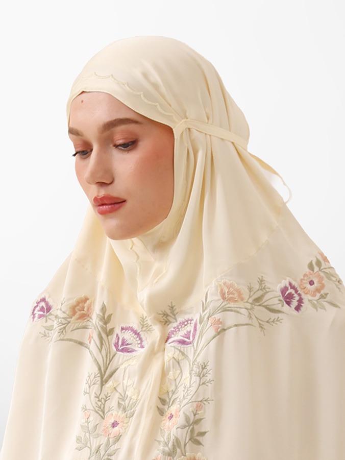 Swaranismara - Signature Prayer Robe in Bone