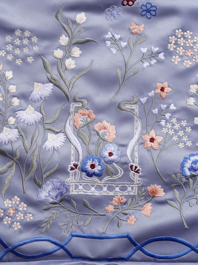 Swaranismara - Luxe Prayer Mat in Blue