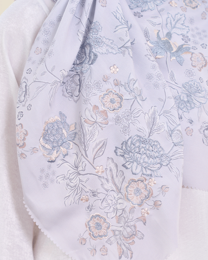 Arumanika - Artful Hijab in Grey