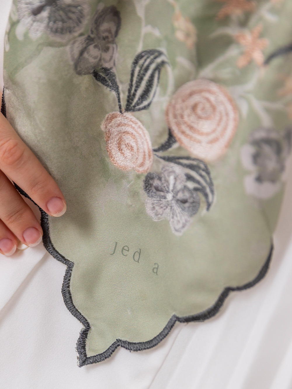 Whisperbloom - Artful Hijab in Moss