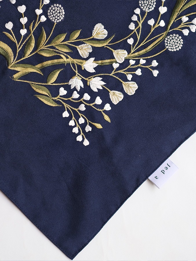 Swaranismara - Mini Prayer Mat in Navy