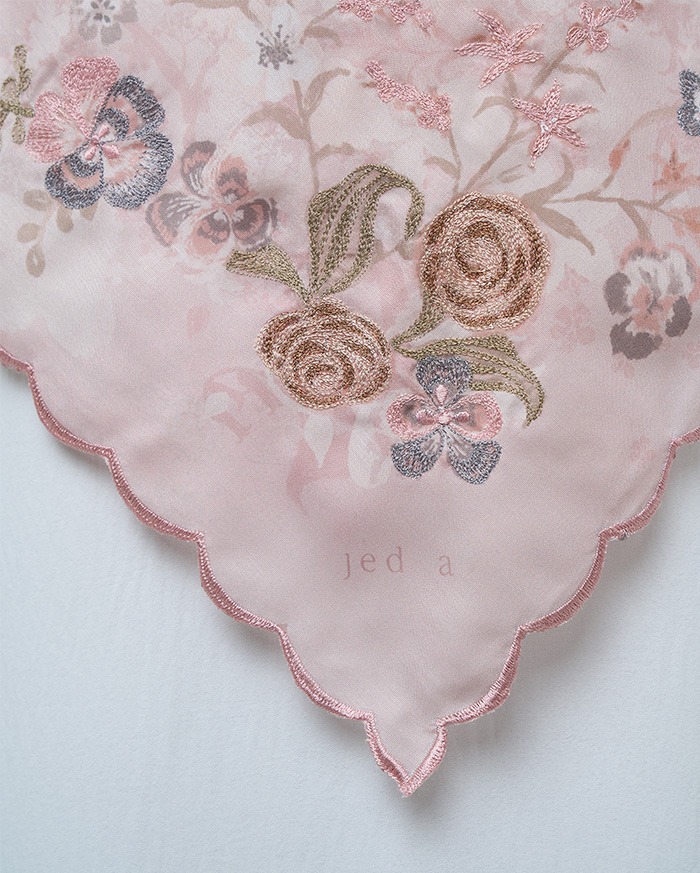 Whisperbloom - Artful Hijab in Pink