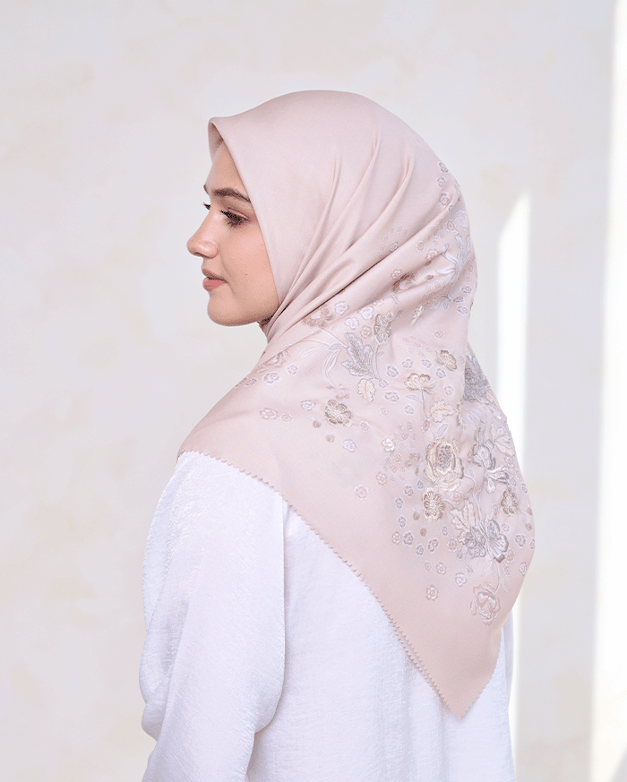 Arumanika - Artful Hijab in Beige