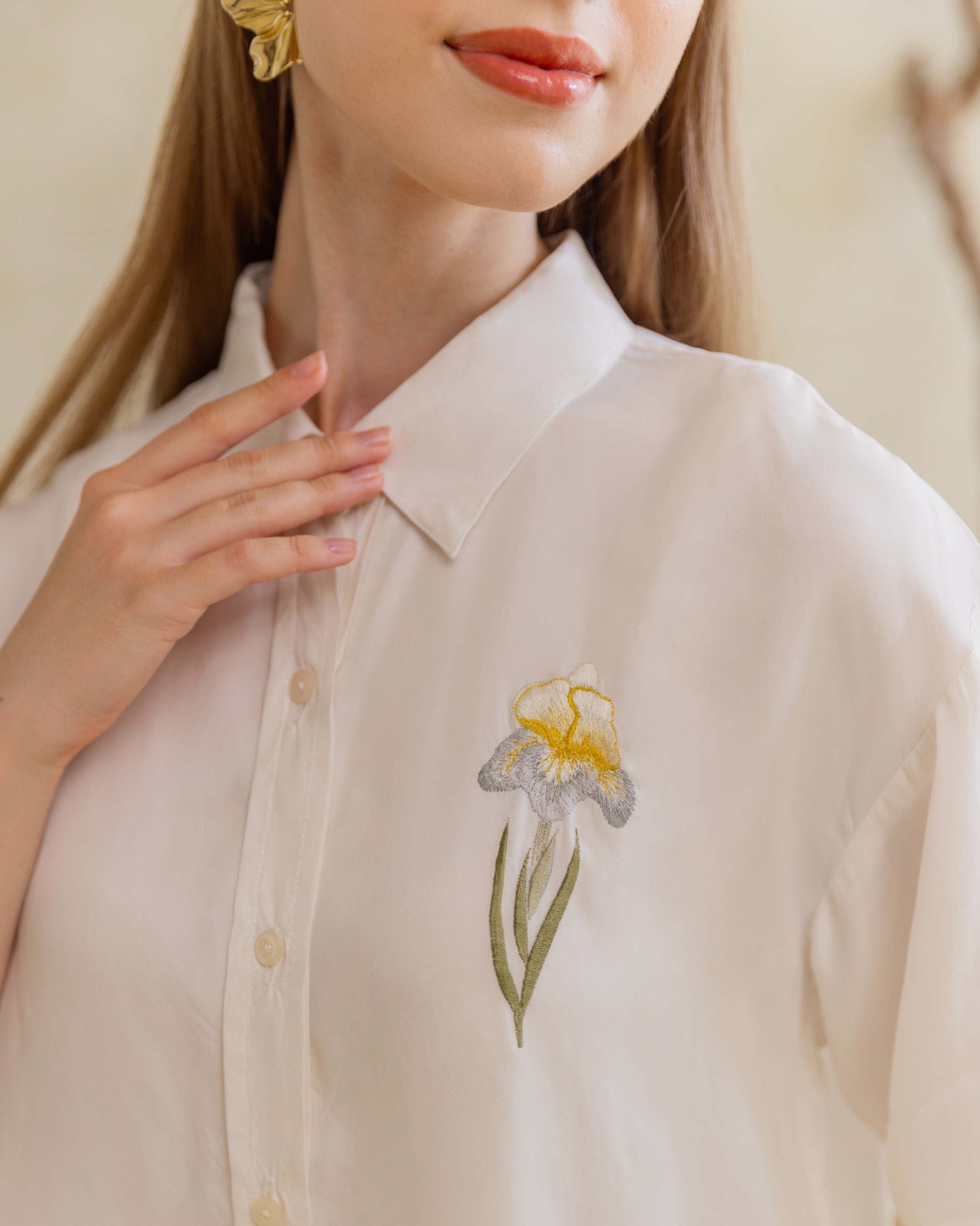 Chitrakala - Boxy Shirt in White
