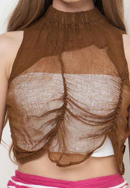 Image of OMBAK — Top in Brown