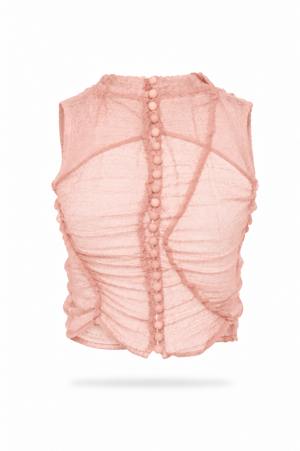 OMBAK — Top in Peach
