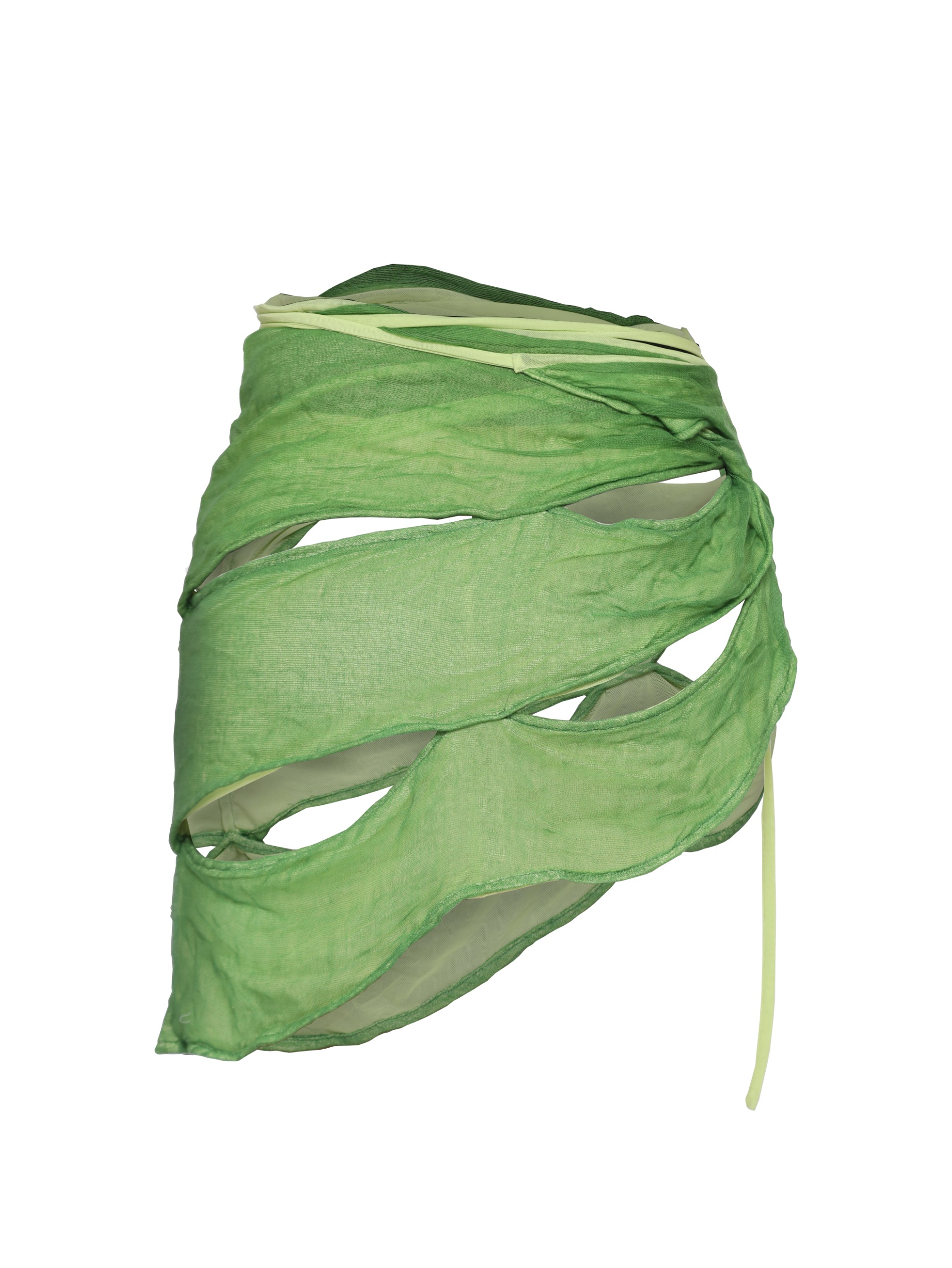 MONSTERA — Top / Skirt in Forest Green