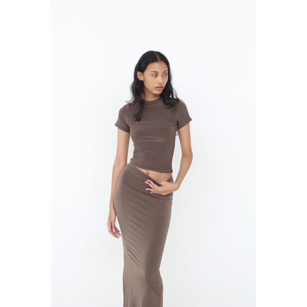Lilou Basic Maxi Skirt