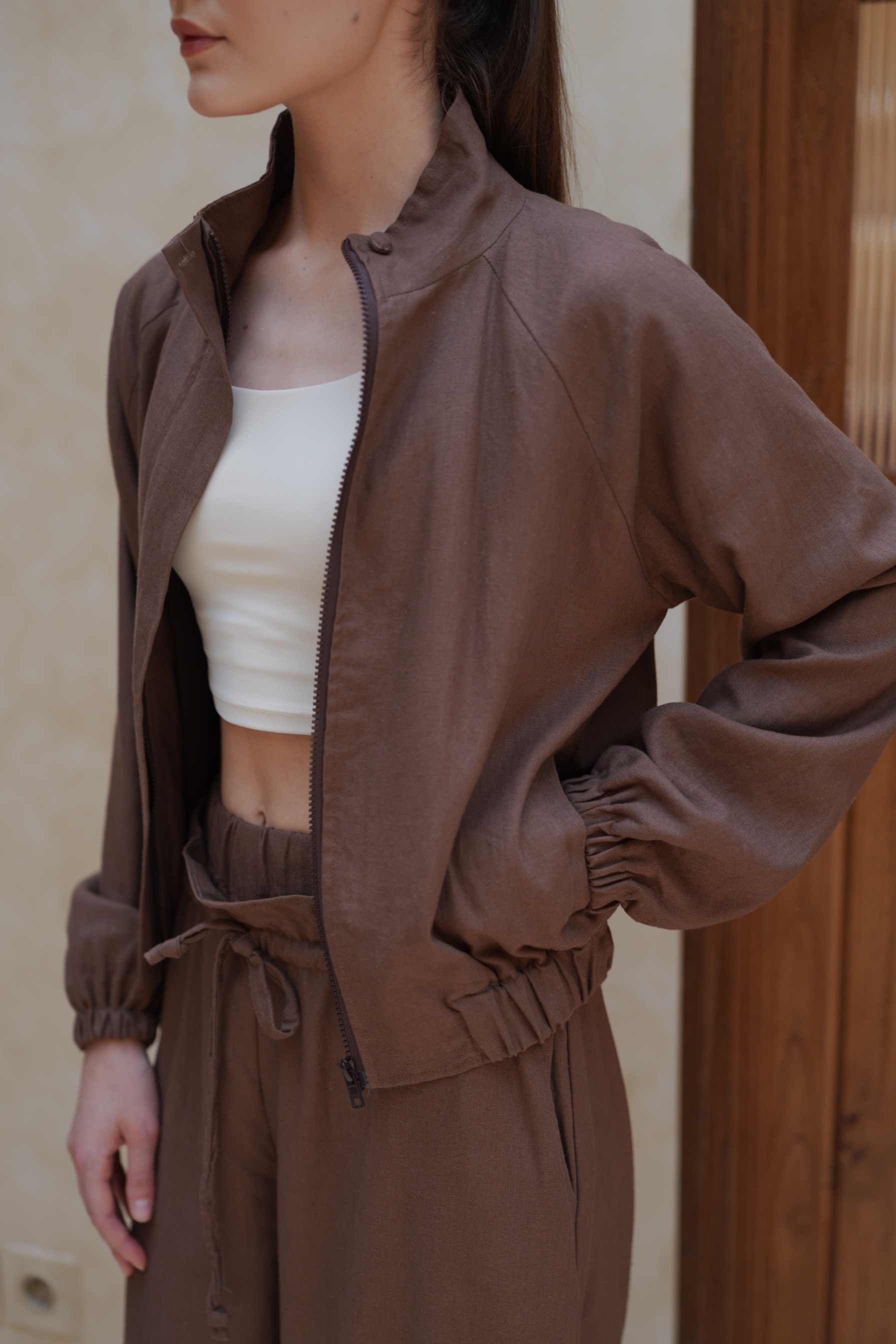 Bandha Linen Jacket - Fit by Rona