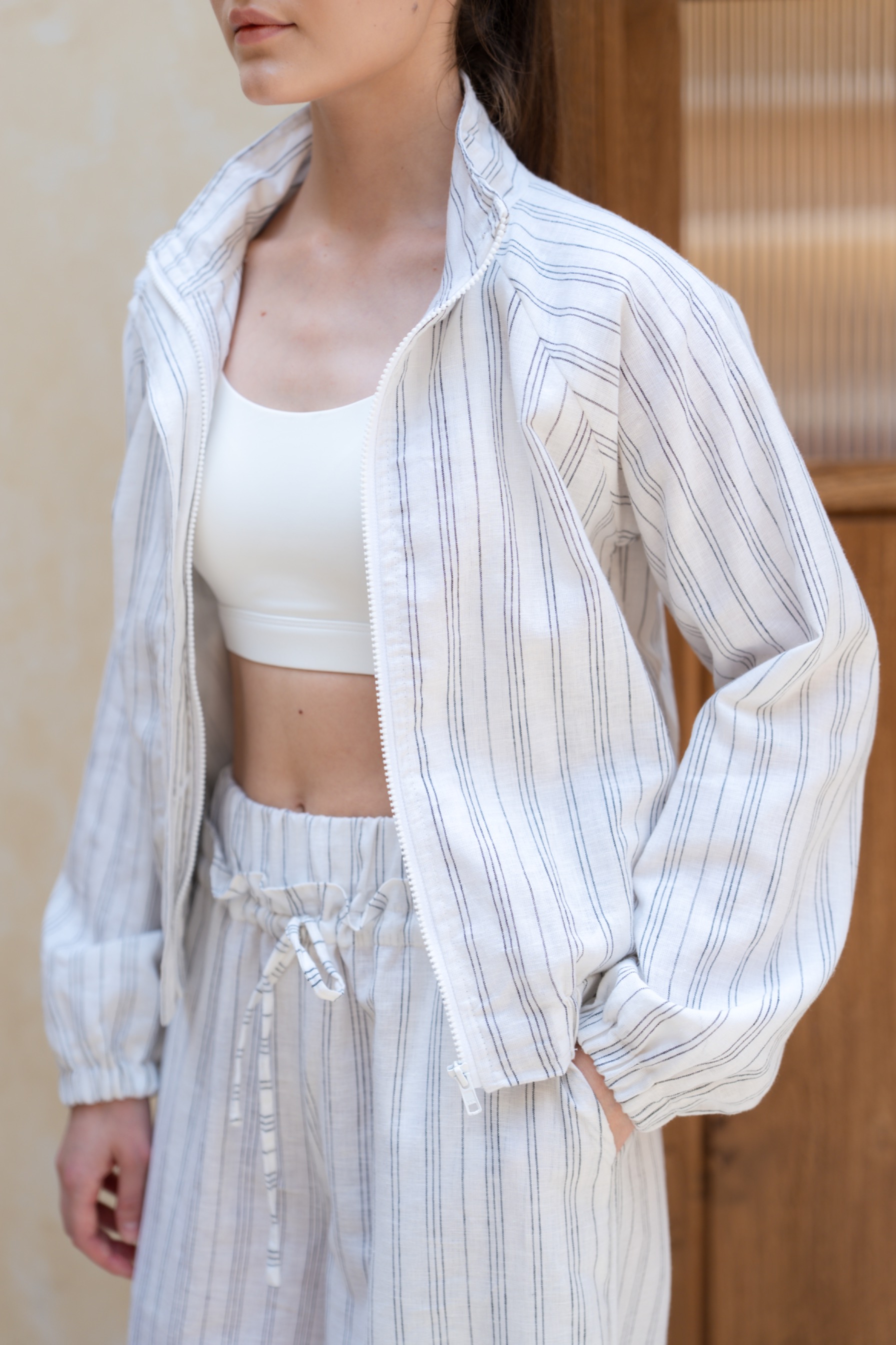 Bandha Linen Jacket - Fit by Rona