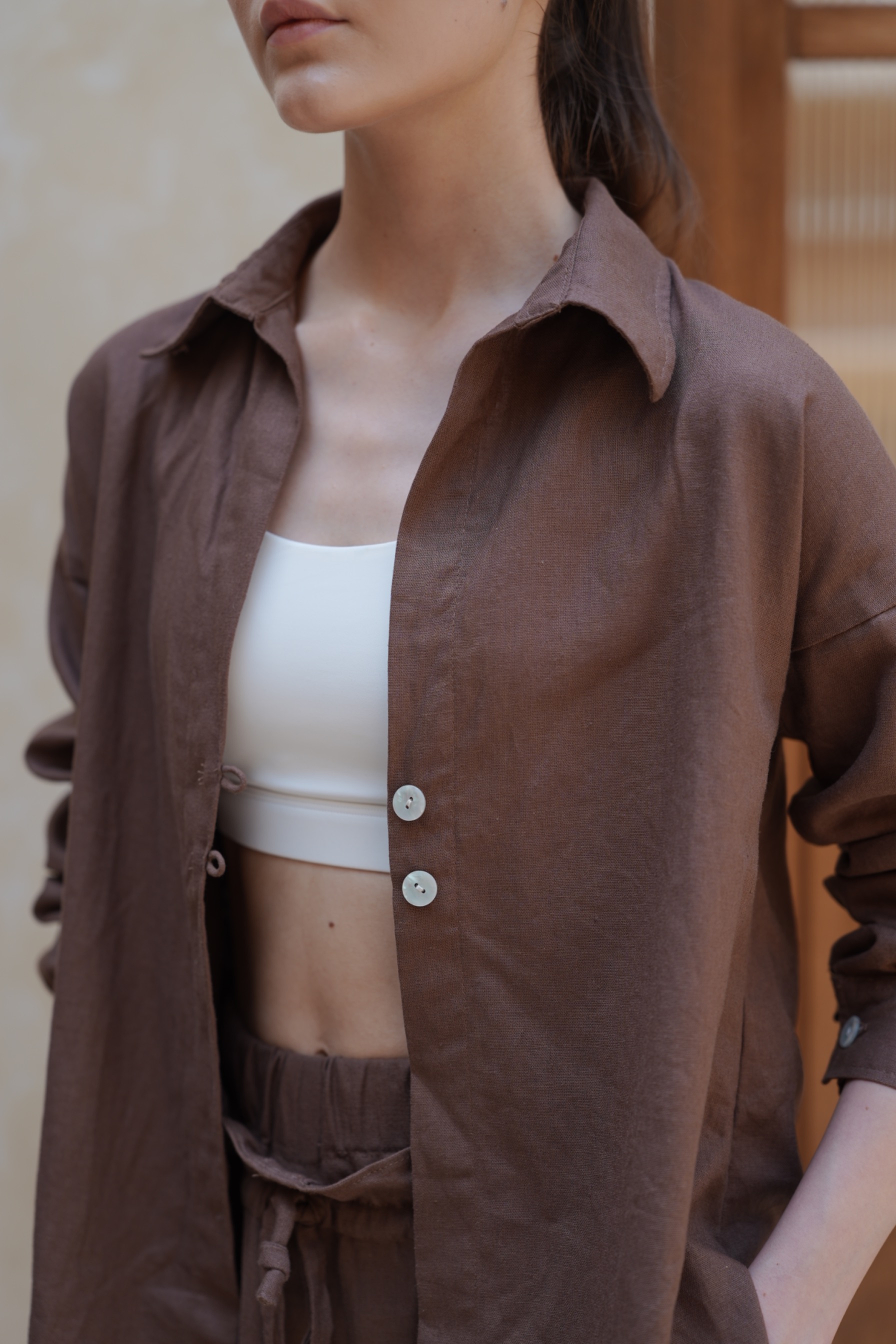 Purna Linen Shirt - Fit by Rona