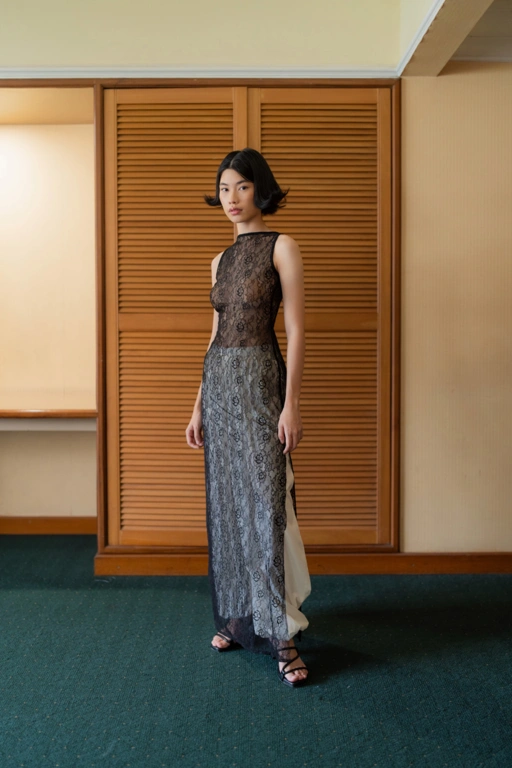 Image of Rohe Sheer Lace Dress
