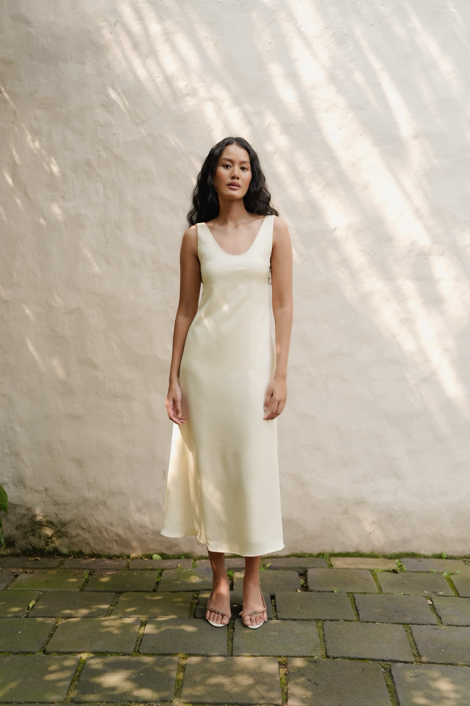 Leah Satin Dress
