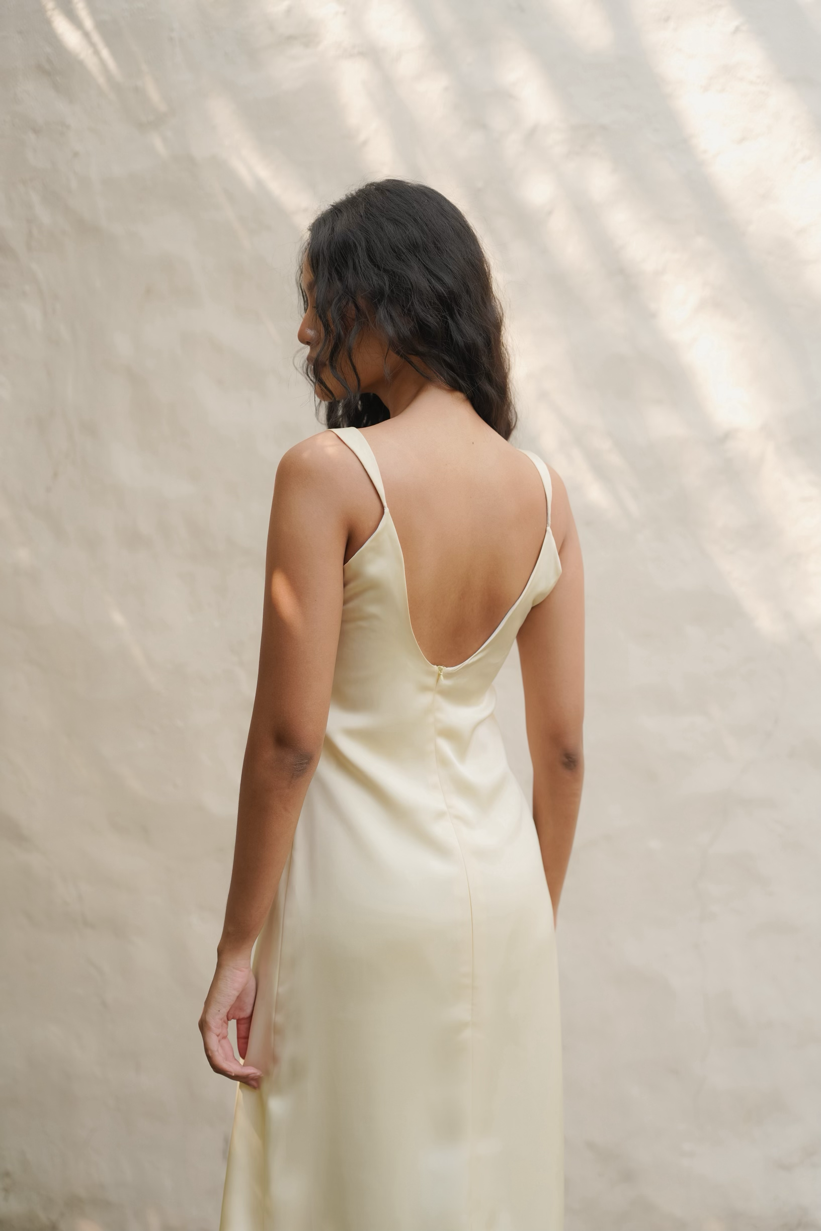 Leah Satin Dress