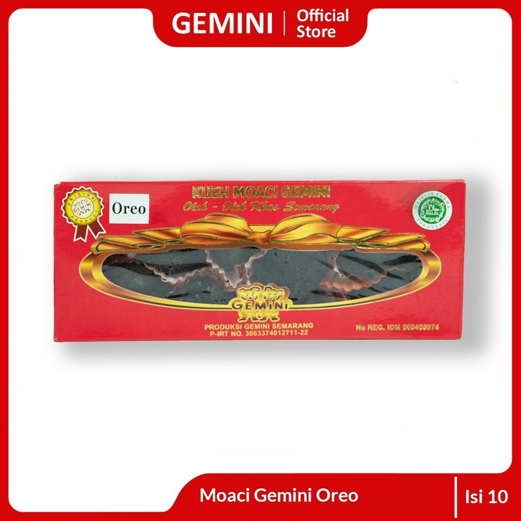 Gemini - Moaci Gemini Semarang Rasa Cookies Oreo Isi 10