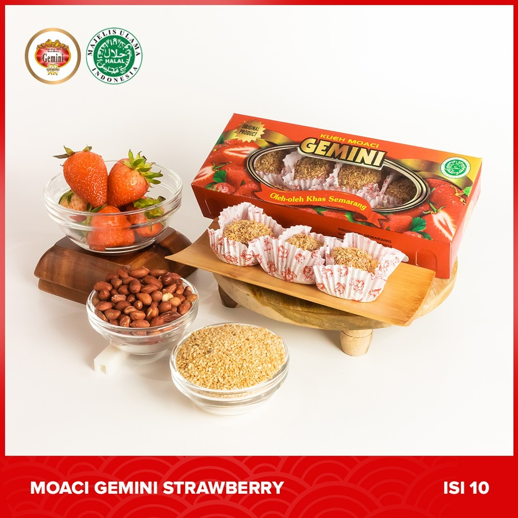 Gemini - Moaci Gemini Semarang Rasa Strawberry Isi 10