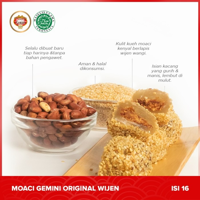Gemini -Moaci Gemini Original Wijen Isi 16