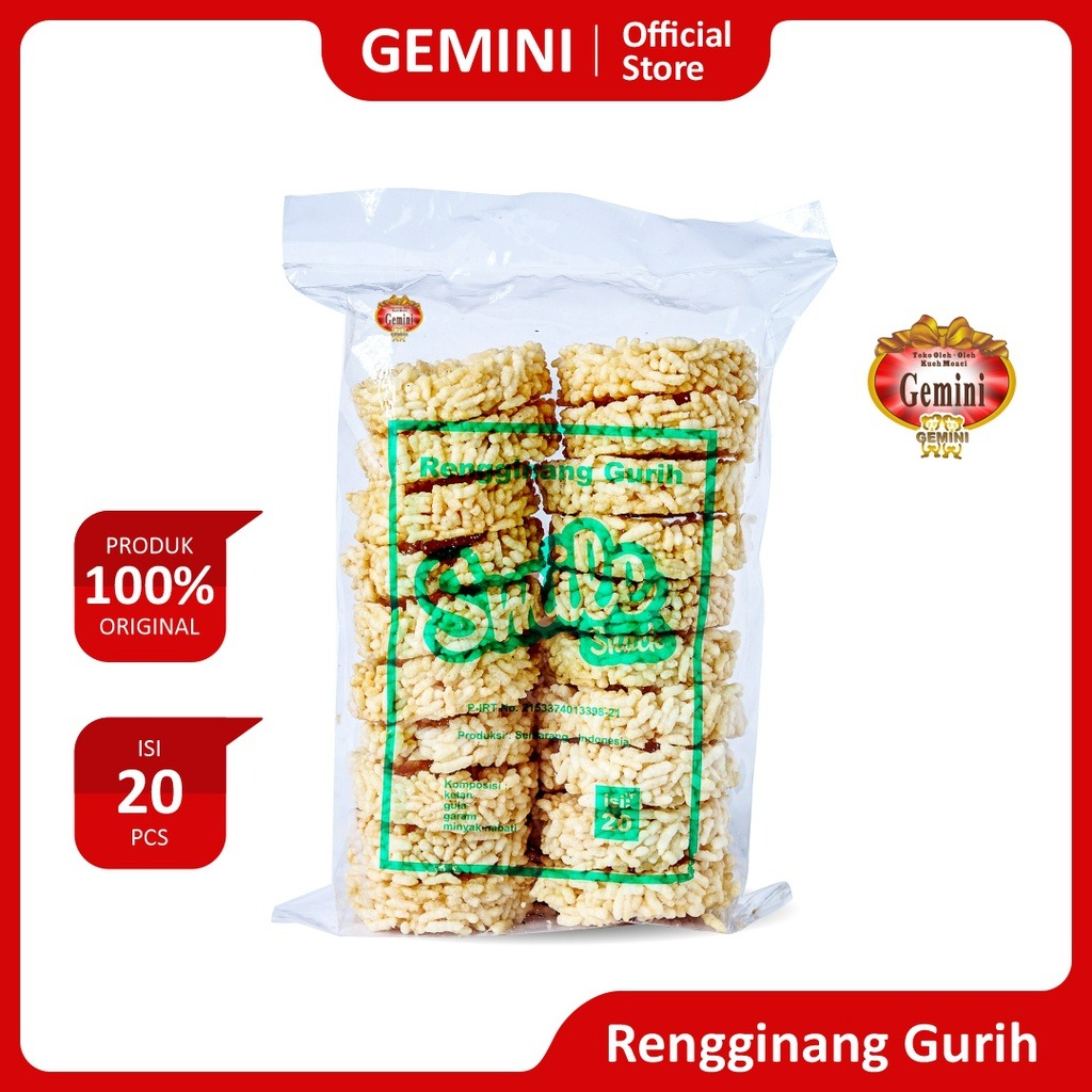 Gemini - Rengginang - Ganep - Isi 20