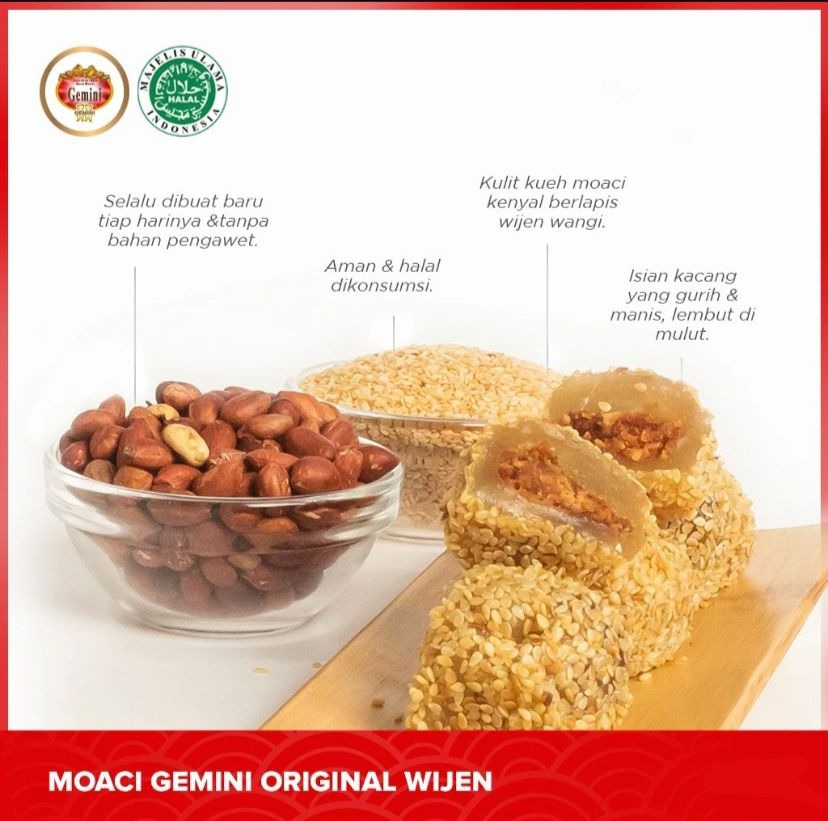 Gemini - Moaci Gemini Original Wijen Isi 25