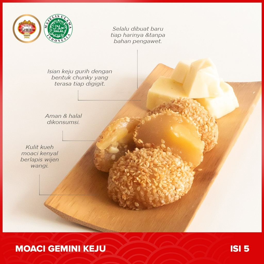 Gemini - Moaci Gemini Semarang Rasa Keju isi 5