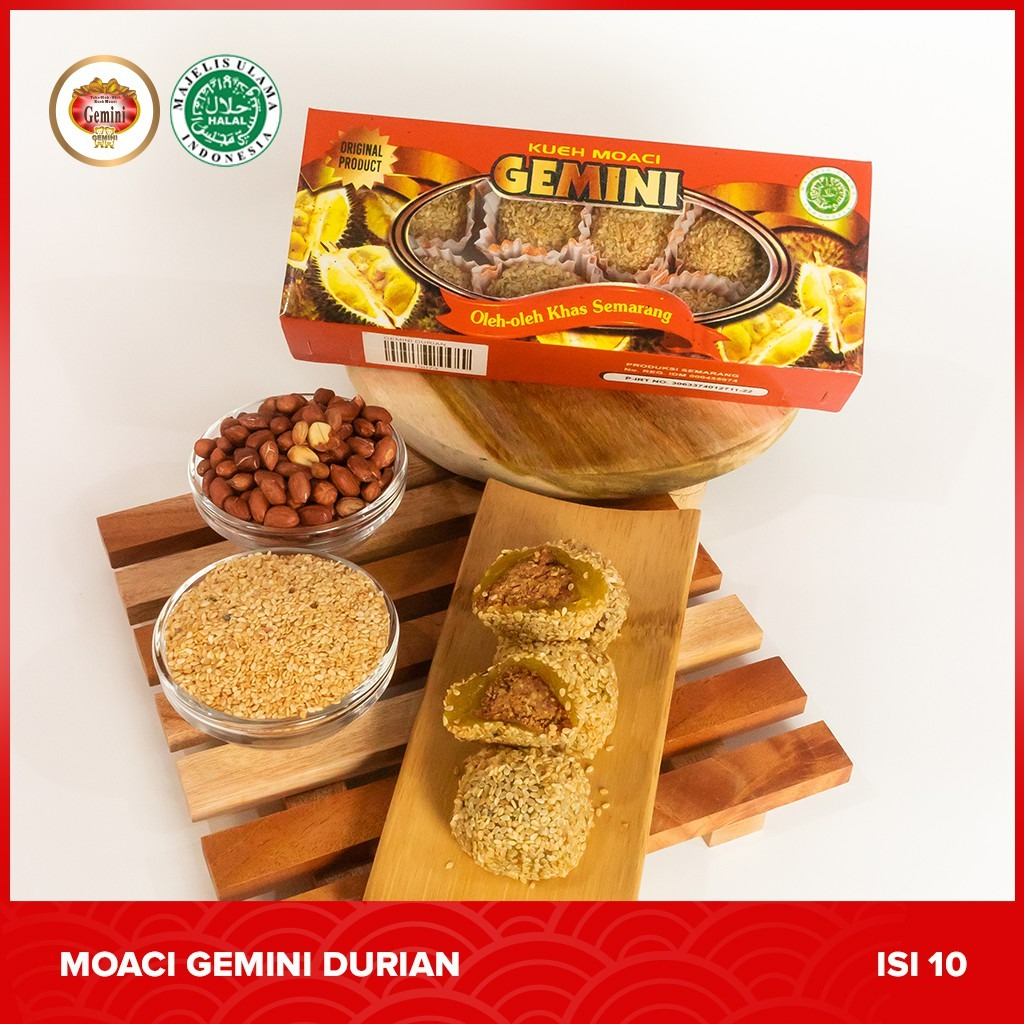 Gemini - Moaci Gemini Semarang Rasa Durian Isi 10