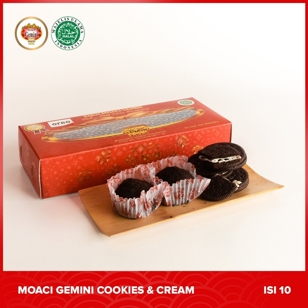 Gemini - Moaci Gemini Semarang Rasa Cookies Oreo Isi 10