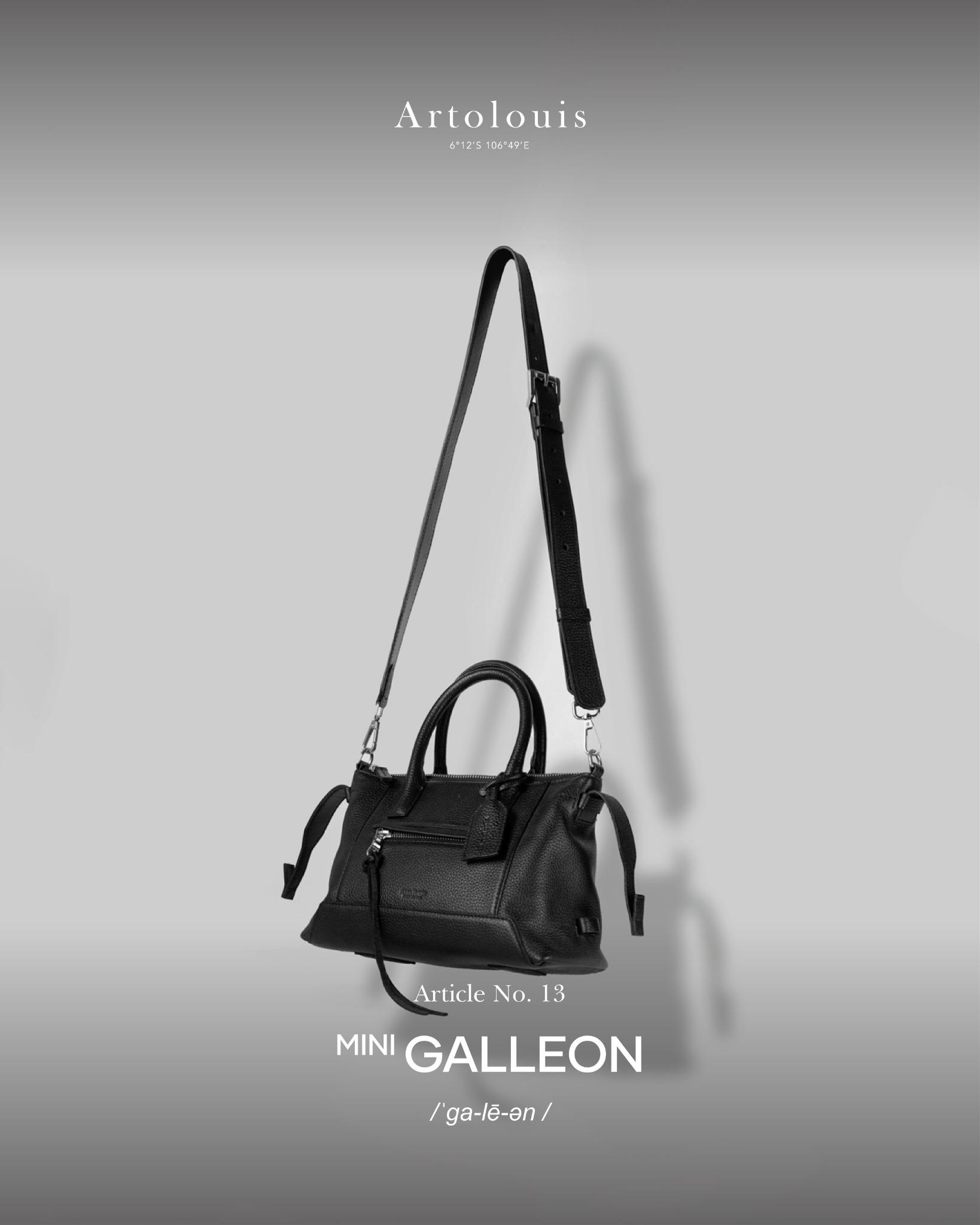 Artolouis Article No.13 - MINI Galleon - Black Leather