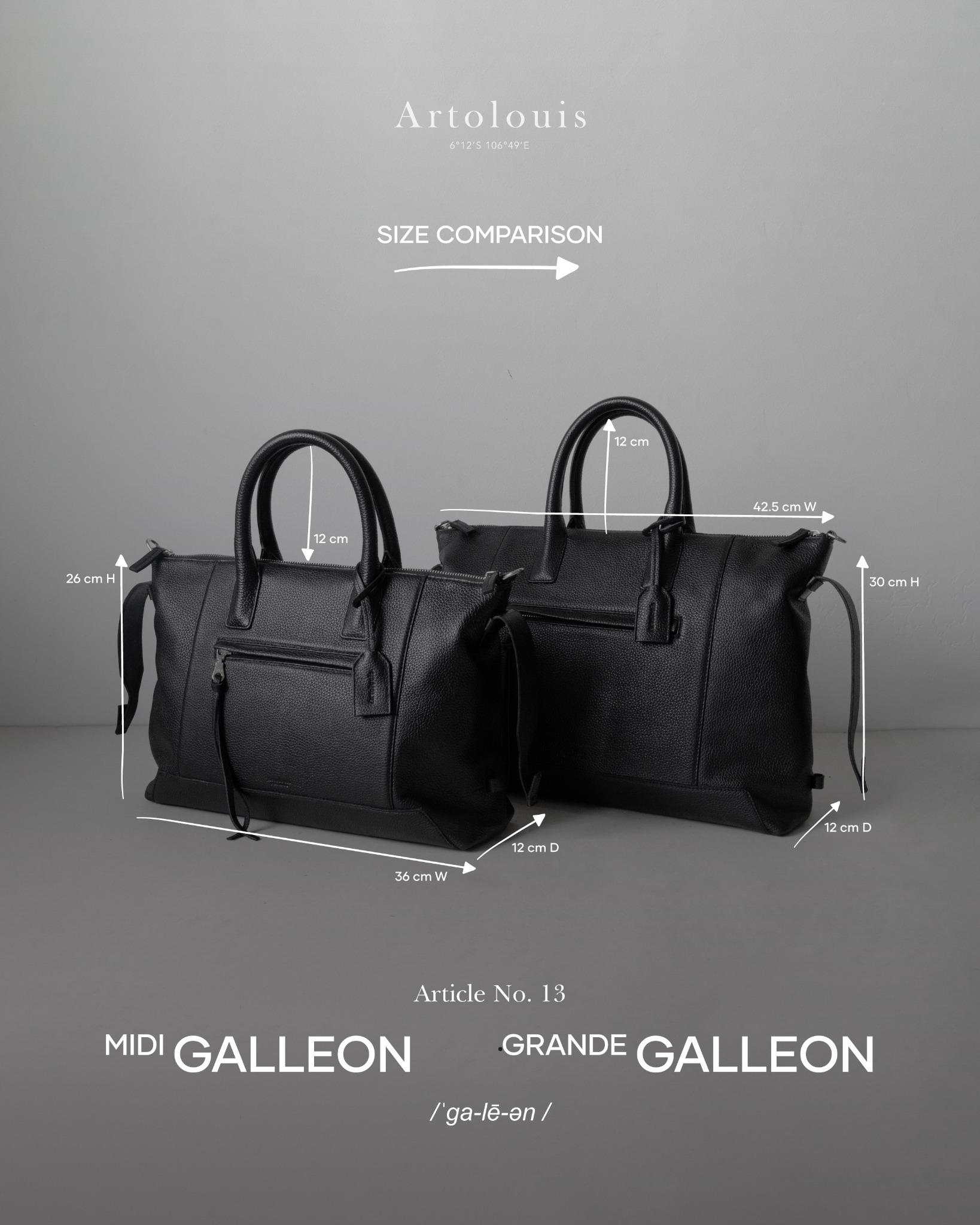 Artolouis Article No.13 - MIDI Galleon - Black Leather